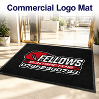 Tapete Comercial para Entrada, Tapete Promocional con Impresión de Marca, Alfombra Resistente con Logotipo para Entradas de Hoteles y Locales Comerciales