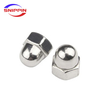Écrou hexagonal en acier inoxydable 18-8 Écrous bombés Écrou borgne décoratif ANSI 6 #-32 8 #-32 10 #-24 1/4-20 5/16-18 3/8-16 1/2-13