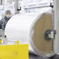 Prix d'usine, tissu non tissé en spunlace ultra doux et écologique, matière première pour les lingettes pour bébés et les produits de soins personnels
