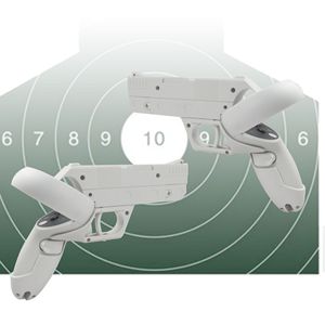Data Frog FPS Gaming Experience VR Game <span class=keywords><strong>Gun</strong></span> para <span class=keywords><strong>Oculus</strong></span> <span class=keywords><strong>Quest</strong></span> <span class=keywords><strong>2</strong></span> Controllers Shell Mod Kit Accesorios - Product Image 3