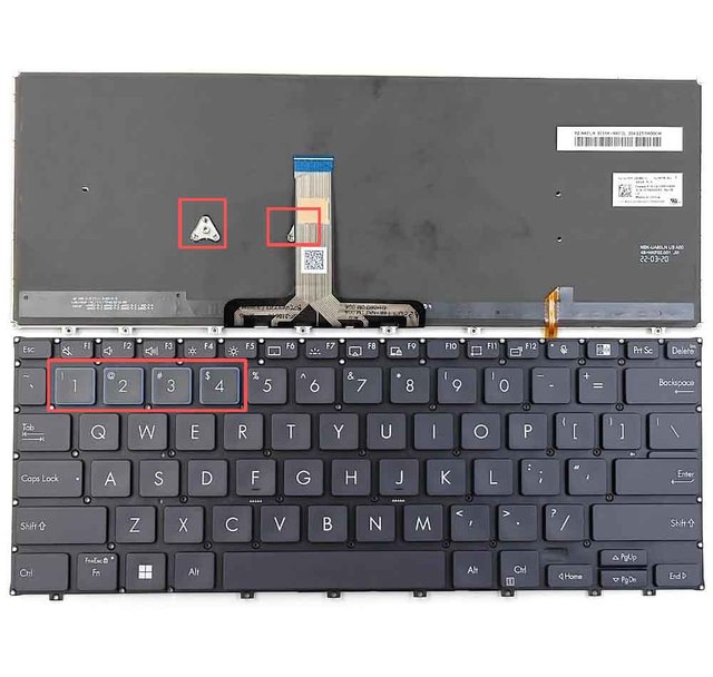 Replacement Backlit Keyboard for Asus ExpertBook B5 B5402 B5402F B5402FBA B5402C B5402CEA Series