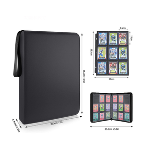 Túi Đựng Có Khóa Kéo Bằng Da PU Thiết Kế Logo Tùy Chỉnh Túi Đựng Danh Thiếp Kinh Doanh Hình Cầu Album - Product Image 4