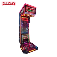 Marwey Prix d'usine en promotion : Machine d'arcade de boxe King Punch avec système de pointage à monnayeur pour entraînement en salle