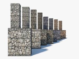 Mur en gabions de treillis soudé, cage à pierres, boîte en treillis soudé avec revêtement Galfan - Product Image 2