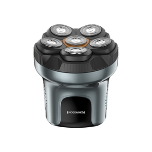 Afeitadora Eléctrica Rotativa Profesional para Cabeza Calva, 10W, 8000 RPM, 800mAh, LED, para Hombres, Cabezal Magnético Desmontable, Tipo-C, Cuerpo RV - Product Image 1