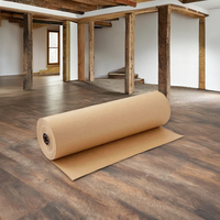 Rouleau de papier de carton de revêtement de sol protecteur 42 "X 100 'utilisé dans le bâtiment et le chantier de construction