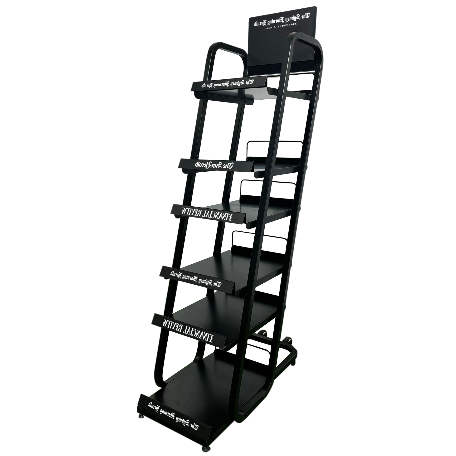 Modern Luxury Six-Layer Detachable Metal Display Stand Floor-Standing with Durable Aluminium and Metal Display Racks — view 2