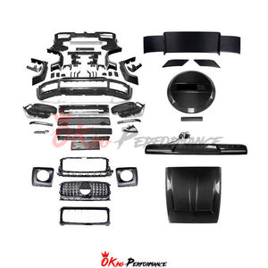 Kit carrosserie complet de style G800 avec pièces de mise à niveau en fibre de carbone sèche pour <span class=keywords><strong>Mercedes</strong></span> Benz Classe <span class=keywords><strong>G</strong></span> W464 W465 <span class=keywords><strong>AMG</strong></span> G63 G500 2018-2026 - Product Image 2