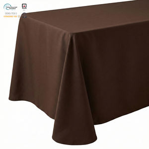 Nappe de table ronde en polyester filé pour hôtel, 120 pouces, résistante aux taches, pour fêtes et événements (vente en gros) - Product Image 1