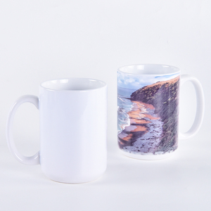 Tazze da <span class=keywords><strong>Caffè</strong></span> in Ceramica da 15oz con <span class=keywords><strong>Logo</strong></span> Personalizzato, Tazze in Porcellana Vuote per Sublimazione con Manico per Casa, Cucina e Ufficio - Product Image 3