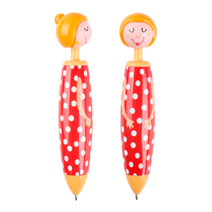 Creative Cartoon Character Kawaii ABS Plastic Ballpoint Pen Wholesale <b>Custom</b> Stationery <b>Doll</b> Figure Advertising for Kids Gifts - Product Image 5