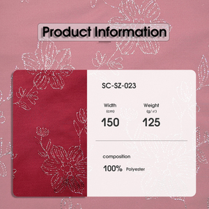 <span class=keywords><strong>2026</strong></span> Neues Design 125gsm Linglongma Gefärbter Stoff mit Stickerei 100% Polyester Gewebter Stoff für Damenkleidung und Röcke - Product Image 2