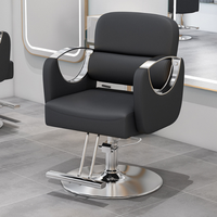 Chaise de barbier de style moderne de haute qualité avec massage et rotation à 360 degrés, qualité supérieure pour les salons de coiffure et les salons de beauté