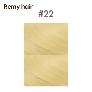 100 Remy rambut manusia kualitas tinggi ekstensi rambut ditarik ganda stok besar dalam berbagai warna dan panjang