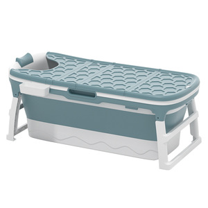 <b>Foldable</b> Portable Adult <b>Bath</b> Tub Rectangle Plastic General <b>Bath</b> Barrel For Bathroom Use - Product Image 3