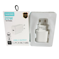 Adaptateur secteur USB-C 20W PD Type C pour iPhone 18 17 16 15 14, compatible prise US/UE