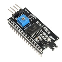 Módulo de biblioteca de funciones de placa adaptadora/convertidora de controlador de interfaz IIC/I2C, placa de expansión PCF8574 para LCD1602 LCD2004