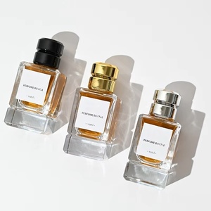 Perfume <b>Bottle</b> 30ml 50ml 100ml <b>Empty</b> Glass <b>Spray</b> <b>Bottles</b> With Unique Caps For Fragrance Storage - Product Image 1