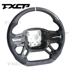 Ajuste para Land Rover <span class=keywords><strong>Defender</strong></span> Discovery Freelander Land Rover Range Rover Vogue L405 Discovery 4 volante de fibra de carbono - Product Image 3