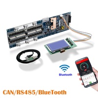 YDN smart bms 16s 48V 3.2V lifepo4 150A 100A 200A avec écran LCD RS485 CAN communication peut programmer