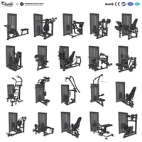 Machine de musculation professionnelle robuste à sélection de poids par broche pour centre de fitness