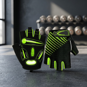 Men <b>Half</b> Finger Gym Gloves Breathable Anti <b>Slip</b> Workout Fitness Training Cycling OEM ODM Wholesale Manufacturer - Product Image 4