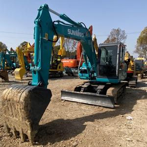 Excavatrice diesel hydraulique usagée originale de Sunward SWE90 avec l'excellente condition de travail prix concurrentiel à vendre - Product Image 2