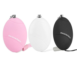 Alarme personnelle féminine MEINOE en forme de cœur 125 dB – Porte-clés d'activation pour signal d'urgence et dissuasion des agresseurs - Product Image 1