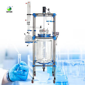 Réacteurs en lots massifs de réacteur en verre de la double couche 200L pour le polymère - Product Image 5