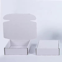 Cartons ondulés pliables et colorés en option, boîtes d'emballage pour l'expédition, adaptés au commerce électronique