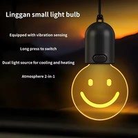 Lampe suspendue pour voiture, lumière d'ambiance intérieure respirante, décoration de rétroviseur, détection automatique