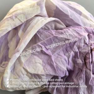 Paño de limpieza de algodón 100% reciclado de colores, 5KG-100KG, con gran absorción de agua y aceite - Product Image 4