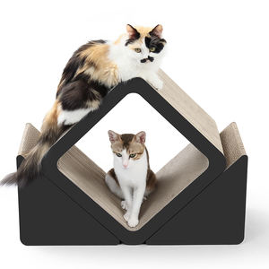 3-em-1 salão de recarga de arranhador de gato de papelão reversível para arranhar gatos - Product Image 3