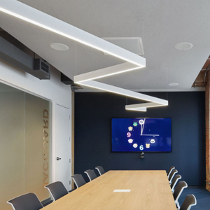 कारखाने की कीमत हनीकॉम्ब एंटी-ग्लेयर ब्लैक/व्हाइट डिफ्यूज़र 4 फीट 40w छत/कार्यालय होम लॉबी के लिए निलंबित - Product Image 5