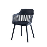 Chaises en plastique épaisses pour la salle à manger à domicile, simples et modernes, pour les salons de thé, les pâtisseries, les chaises à dossier et les petits tabourets