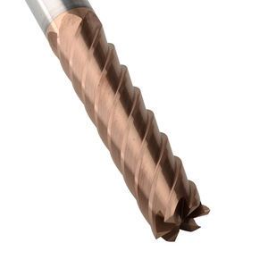 Chất lượng cao trở lại màu xám tráng sáu sáo phẳng phay cắt vuông End Mill Router <span class=keywords><strong>bit</strong></span> - Product Image 6