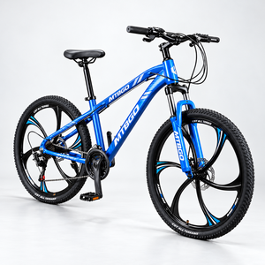 Vélo VTT MTBGO 26 pouces à prix de gros, 27,5 pouces, cadre rigide moderne, 21 vitesses, montage facile, pour homme - Product Image 3