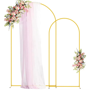 Kit de décoration de fête de mariage avec <span class=keywords><strong>arche</strong></span> en métal <span class=keywords><strong>pour</strong></span> ballons, cérémonie d'ouverture, <span class=keywords><strong>arche</strong></span> <span class=keywords><strong>ronde</strong></span> pliable <span class=keywords><strong>pour</strong></span> ballons - Product Image 1