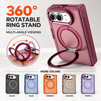 Étui de téléphone avec support magnétique pour iPhone Duo, support rotatif à 360 degrés, aimant puissant, protection de la charnière 2300