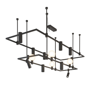 Copper Modern 220V COB 15W Track <b>Light</b> Copper Body LED Spotlight Indoors Office Supermarket Clothes Store 2-<b>Wire</b> Magnetic Easy - Product Image 3