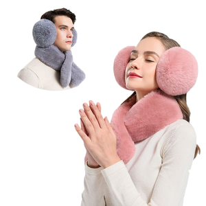 Orejeras Cálidas para Mujer y Hombre, Estilo Japonés y Coreano, <span class=keywords><strong>de</strong></span> Felpa Gruesa, a Prueba <span class=keywords><strong>de</strong></span> Frío, Diseño Simple y Lindo, para Ciclismo al Aire Libre, Multicolor - Product Image 1