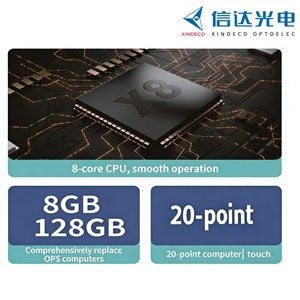 XINDECO Tableau blanc interactif pour réunions de bureau, écran tactile LCD 20 points, processeur 8 cœurs, 8 Go de RAM, 128 Go de ROM, IA - Product Image 3