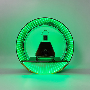 <b>Led</b> Wine Stand Round Shape For <b>Bar</b> Ktv Display With Blue <b>Light</b> Effect Party Use - Product Image 3