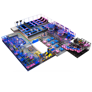 Vente directe d'usine aire de jeux professionnelle intérieure trampoline sautant piscine en mousse en plastique multi-taille en forme de <span class=keywords><strong>parc</strong></span> utilisation commerciale - Product Image 1