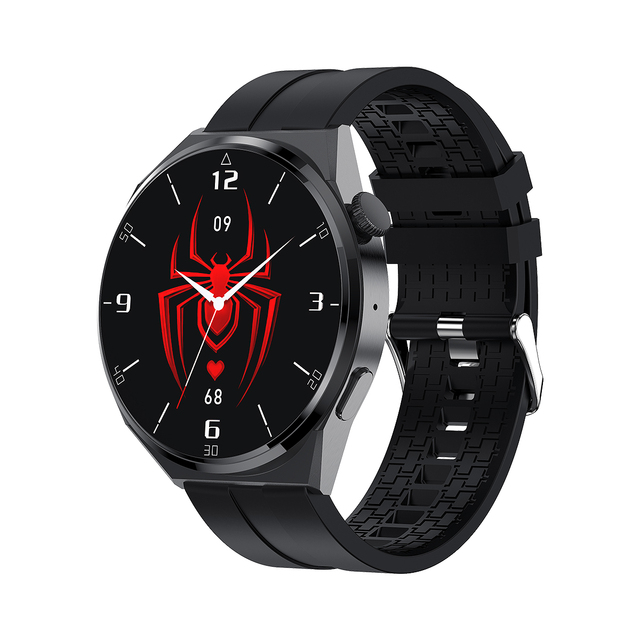 1.6inch Smart Watch Fashion Fitness Tracker IP67 Silicone IPS Display Heart Rate Blood Pressure Monitor Alloy Case SDK Payment