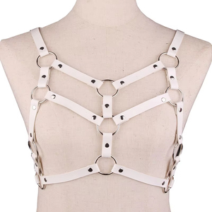 Nuevo Arribo, Lencería Sexy de Bondage para Mujer, Estilo Punk Gótico, Sujetador sin Copas con Diseño de Jaula, Arnés Corporal de Cuero Ajustable, Estilo BDSM Fetiche - Product Image 2