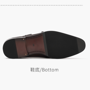 Chaussures Richelieu Oxford en cuir noir pour hommes, en cuir de veau pleine fleur italien, semelle en caoutchouc, pour occasions formelles, affaires, mariage, printemps, chaussures de luxe - Product Image 5