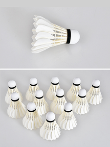 <span class=keywords><strong>Badminton</strong></span> en plumes d'oie en gros avec une grande durabilité et une grande stabilité Shuttleock - Product Image 5