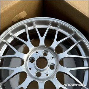 Jantes monobloc forgées 18x8.5J 5x112 5x120 pour VW <span class=keywords><strong>Golf</strong></span> BMW Série <span class=keywords><strong>3</strong></span> 4 5 M2 M3 M4 E46 19 20 21 pouces Hyper Black Deep Dish - Product Image 4
