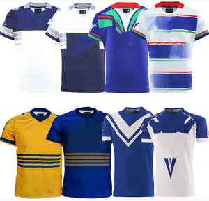 25NRL <span class=keywords><strong>Nouvelle</strong></span>-<span class=keywords><strong>Zélande</strong></span> anguilles Cowboy Dog Short Sleeve Olive Shirt Training Suit Maillots de <span class=keywords><strong>rugby</strong></span> Australie - Product Image 1